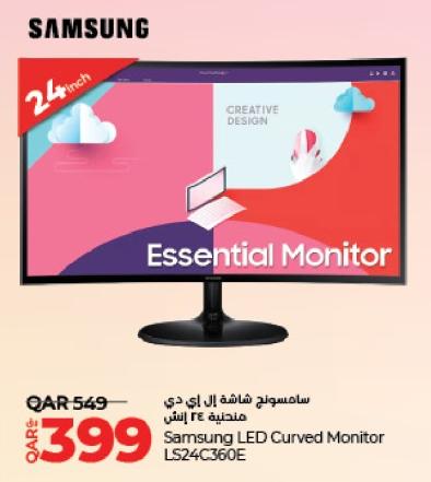 Samsung LED Curved Monitor LS24C360E